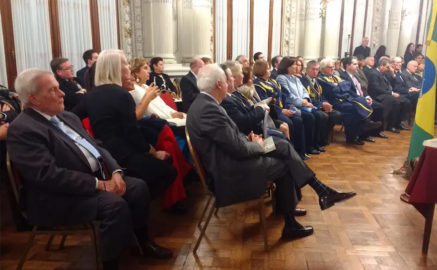 Acto del Convenio con los Académicos Brasileños