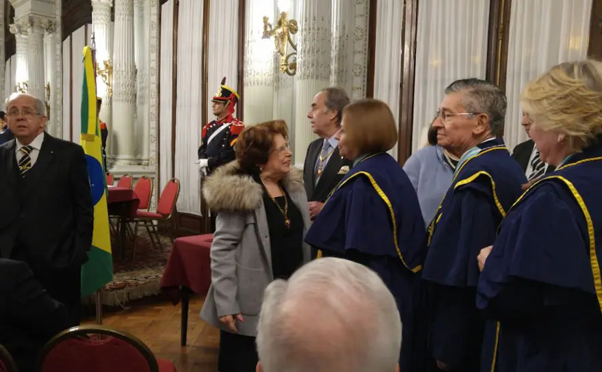 Acto del Convenio con los Académicos Brasileños